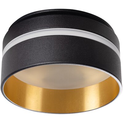 Kanlux 29234 - Oprawa wpuszczana GOVIK 10W czarna/złota
