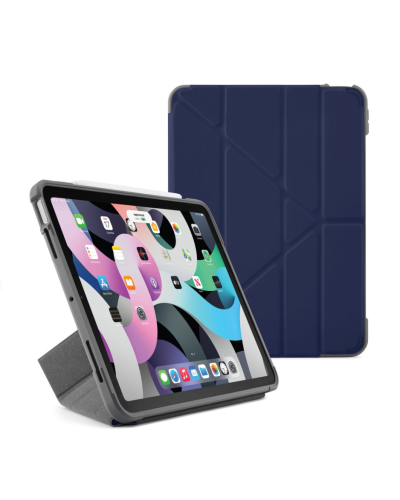 Etui do iPad Air 10,9 4/5 gen. Pipetto Origami No2 Shield - Ciemny niebieski