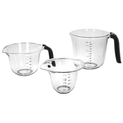 KitchenAid miarki kuchenne z uchwytami 3 szt Onyx Black