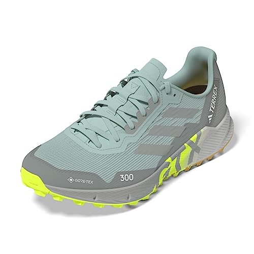 adidas Terrex Agravic Flow 2 GTX W, Shoes-Low (Non Football) Kobieta, Semi Flash Aqua/Wonder Silver/Lucid Lemon, 36 EU, Nasiona Flash Aqua Wonder Silver Lucid Lemon, 36 EU