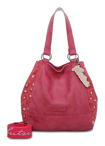 Fritzi aus Preussen Joy01 Vintage Mix Leo Pink Shopper damska torba na zakupy, Leo Pink