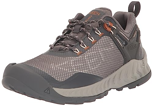 KEEN Damskie buty trekkingowe Nxis Evo, wodoszczelne, Stalowo-szary KEEN Maple, 37.5 EU