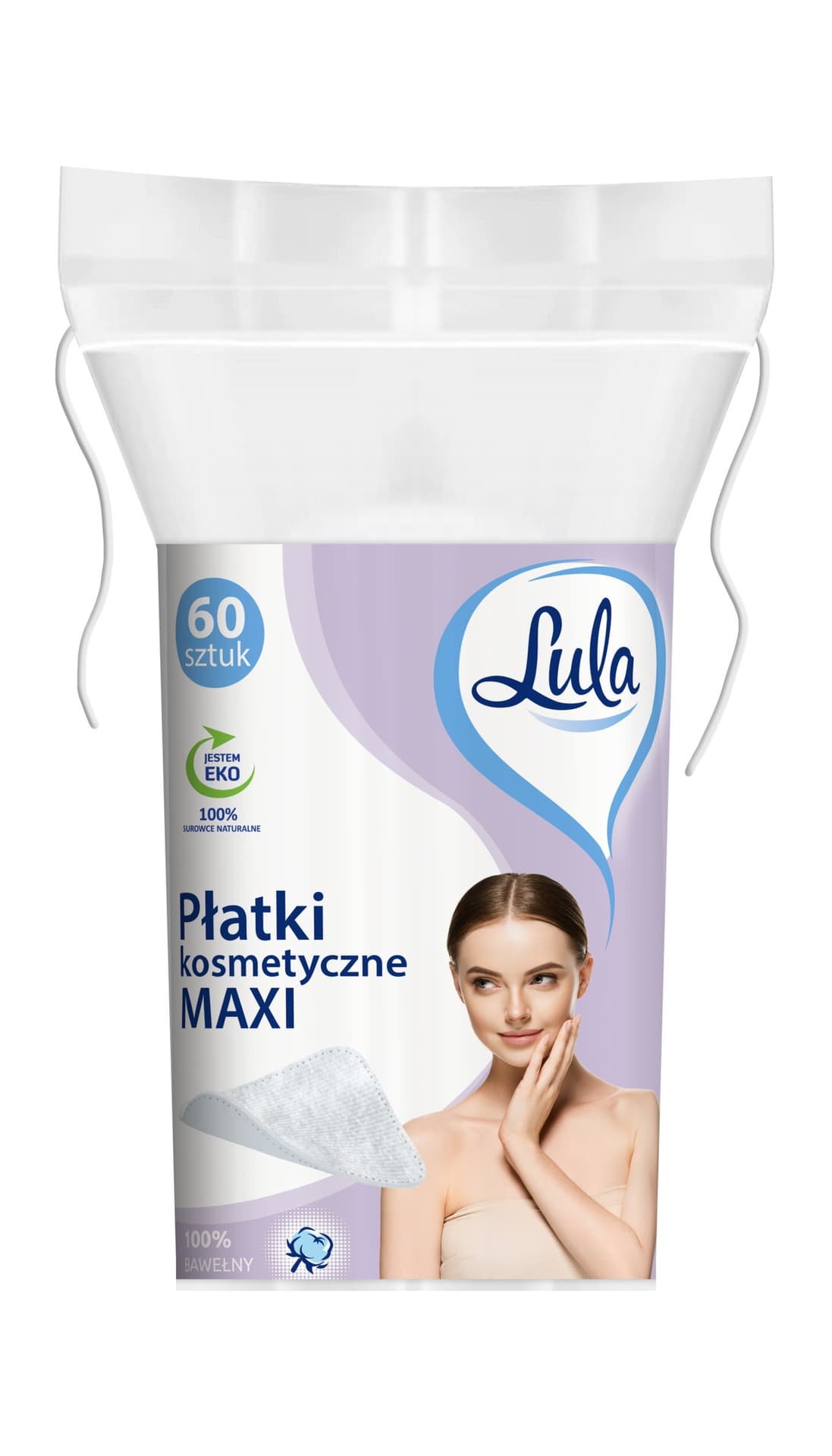 ST LULA Płatki 60szt kosmetyczne maxi kwadrat /40