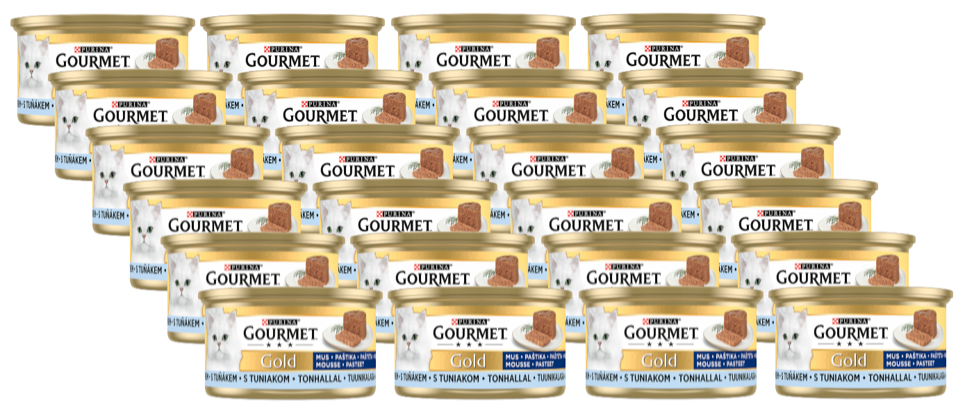 Purina Gourmet Gold mus z tuńczykiem 24x85g