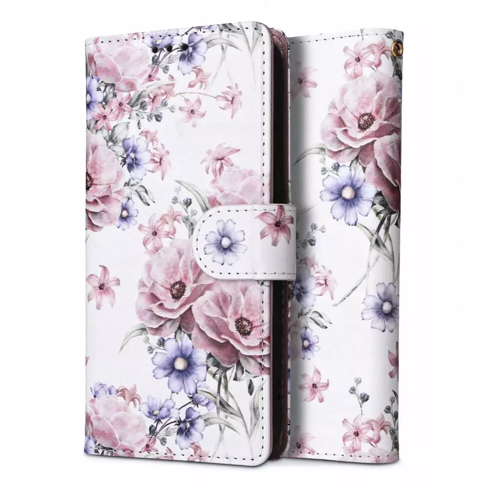 Etui zamykane z klapką Wallet do Xiaomi Redmi 12 Blossom Flower