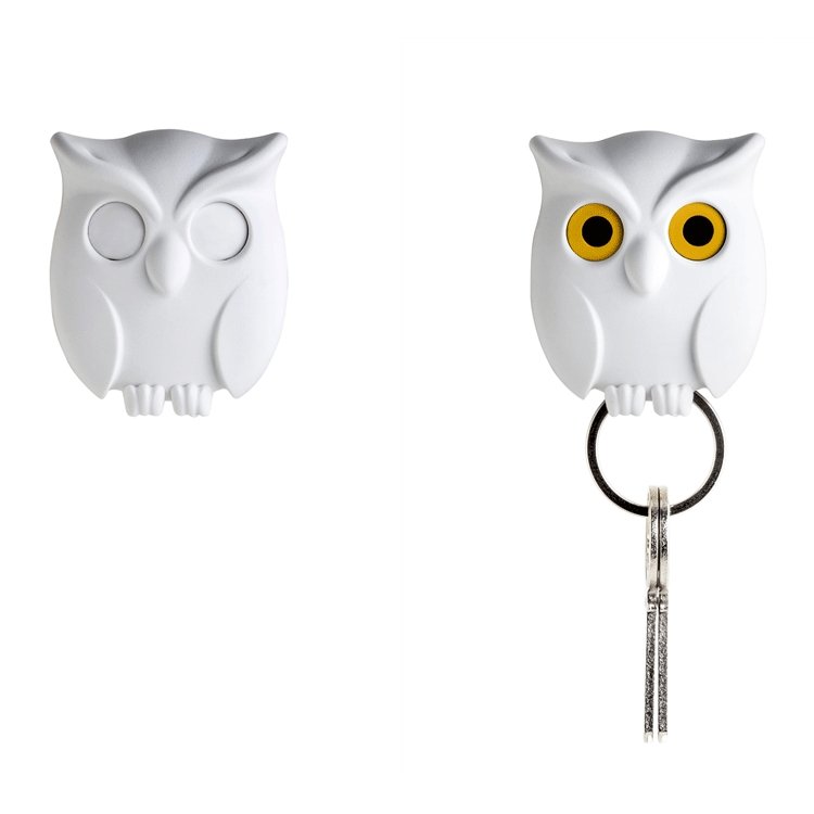 Unbekannt Qualy Night Owl smycz na klucze  White [A] 5217052WH