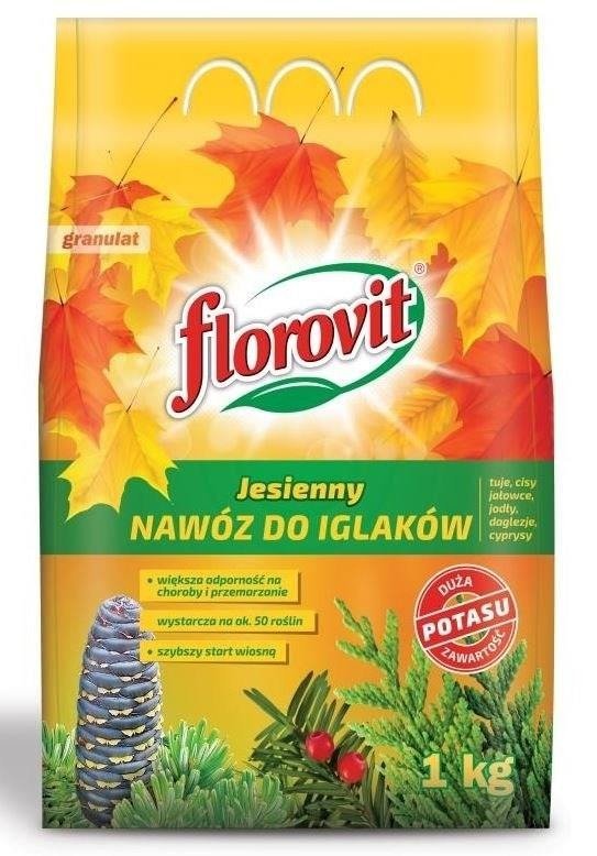 Florovit Nawóz jesienny granulowany do roślin iglastych worek 3 kg