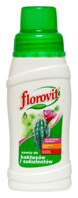 Florovit Nawóz płynny do kaktusów i sukulentów butelka 0,25 kg