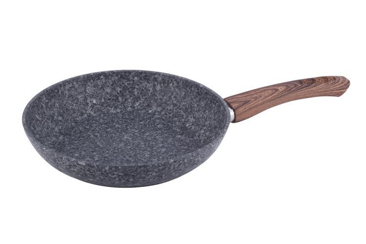 Kamille Solidna patelnia granitowa imitacja drewna 26cm 4162