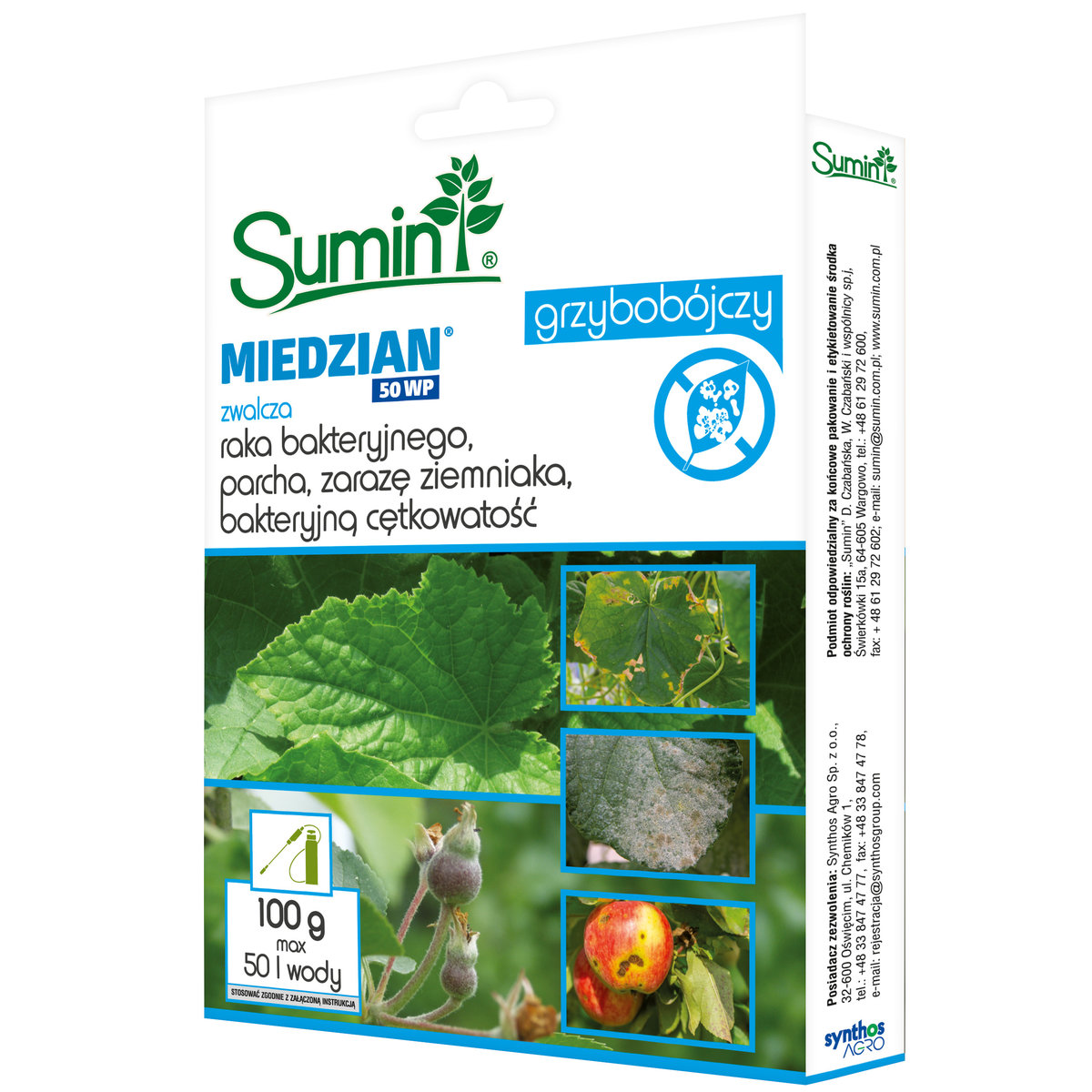 Sumin Miedzian 50 WP 100g