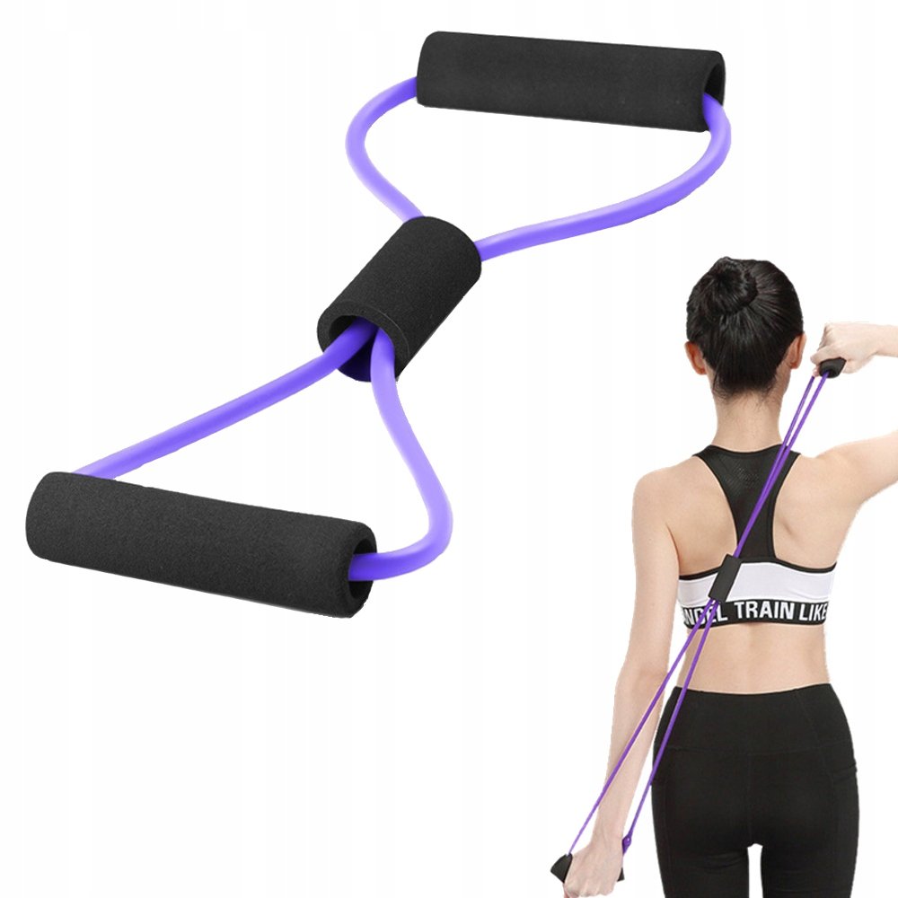 Ekspander Guma Treningowa Do Ćwiczeń Mocna Fitness