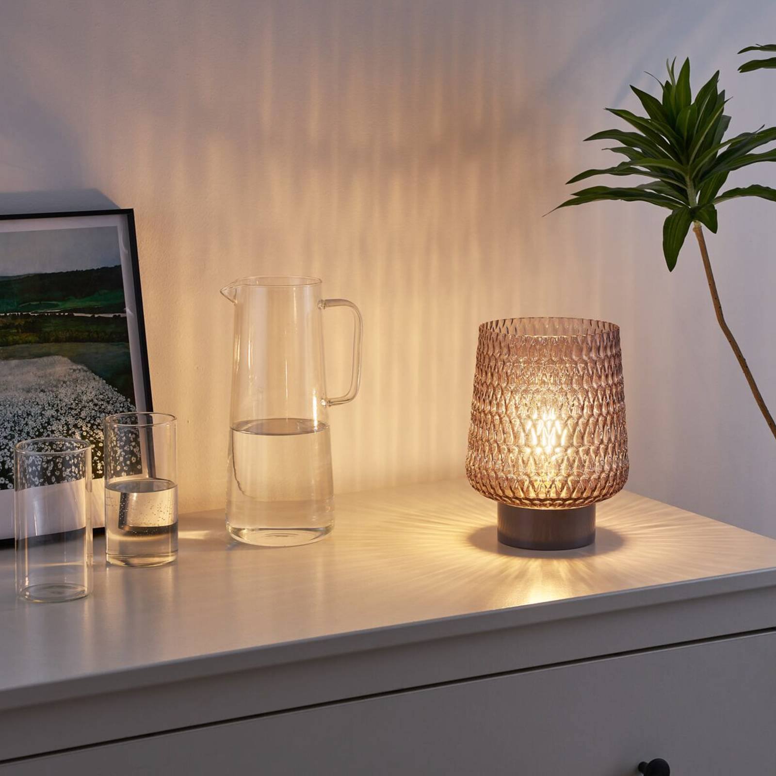 Pauleen Sparkling Glamour bateria szara drewno