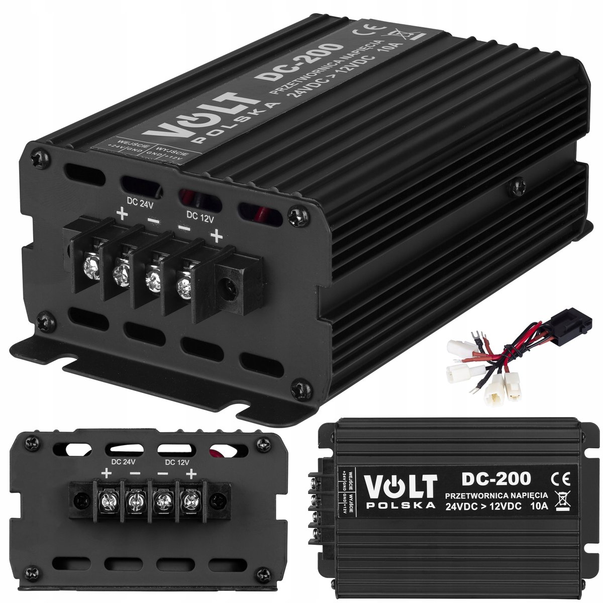 REDUKTOR NAPIĘCIA PRZETWORNICA DC 24/12V 10A 200W