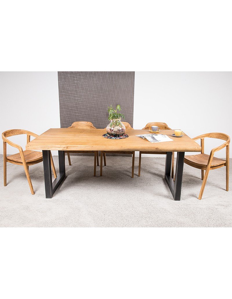 Stół jadalniany Live Edge U 200x90-100x76cm