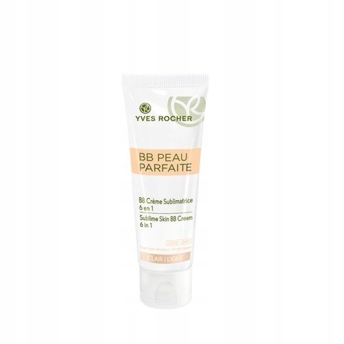Yves Rocher, Pielęgnujący skórę krem BB 6w1, Jasny, 50ml