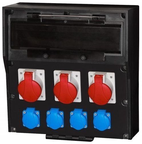 F-elektro Rozdzielnica gumowa LIDO 18S 16A 5p 2x32A 5p 4x250V F3.0354
