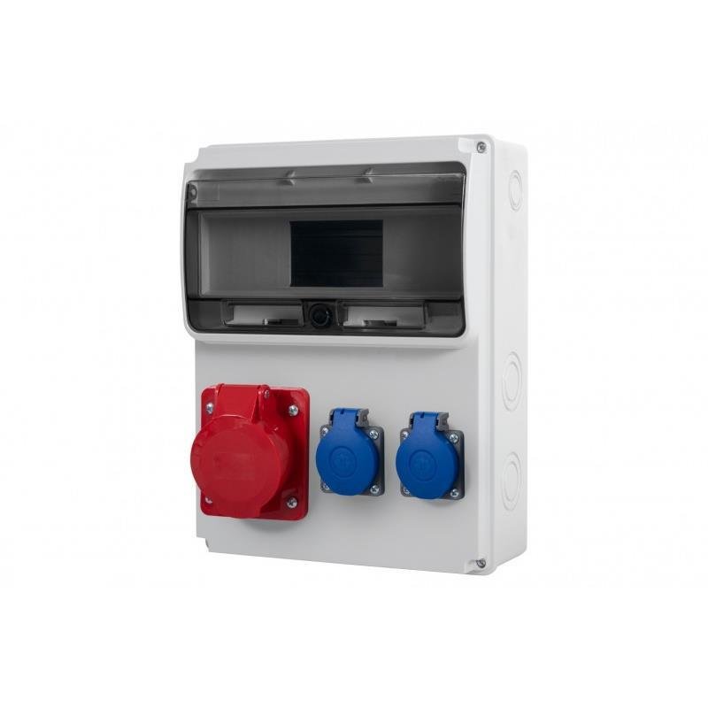 Rozdzielnica ULISSE 11M 16A/5P, 2x230V IP54