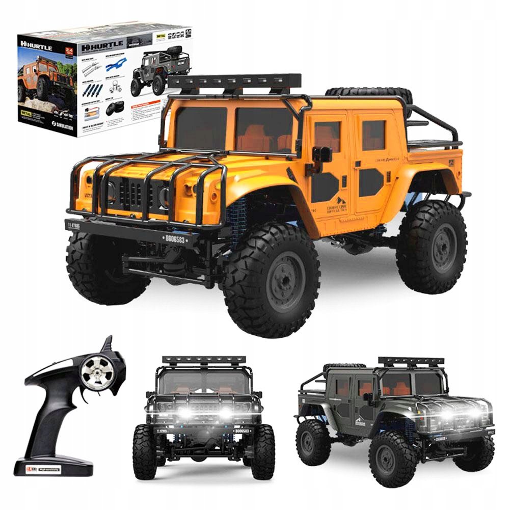 SAMOCHÓD TERENOWY RC SUBOTECH BG1535 4x4 METALOWY ŻÓŁTY