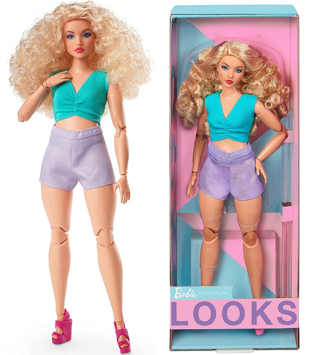 Barbie Signature Looks 16 Made To Move Lalka Kolekcjonerska Hjw83 Blondynka