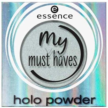 Essence MY MUST HAVES - HOLO POWDER EYESHADOW - Holograficzny cień do powiek - 04 - MINT MUSE ESSMHECPO-DOPO-03