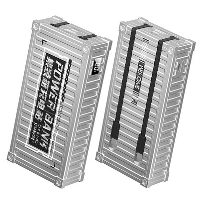 Powerbank WEKOME WP-341 Container Series 20000 mAh 20W + 22.5W Srebrny
