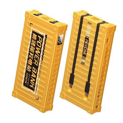 Powerbank WEKOME WP-339 Container Series 10000 mAh 20W + 22.5W Żółty