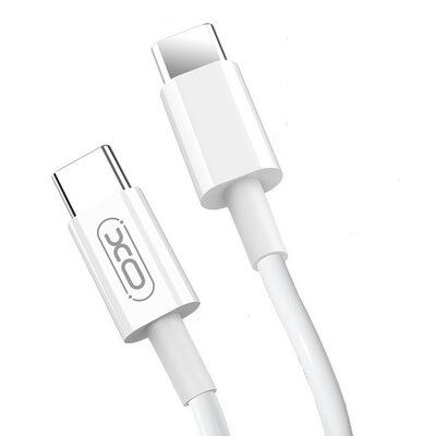Xo Kabel NB124 typ-C/typ-C Pd biały 40W 1m
