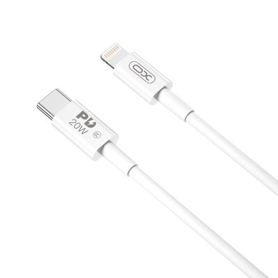 XO Kabel NB-Q189A PD USB-C - Lightning 1,0m 20W biały