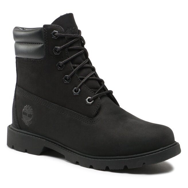 Trapery Timberland Linden Woods Wp 6 Inch TB0A156S0011 Black Nubuck