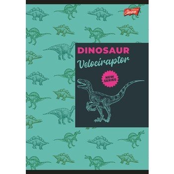 ZESZYT A5 16K KRATA LAMINOWANY DINOSAUR