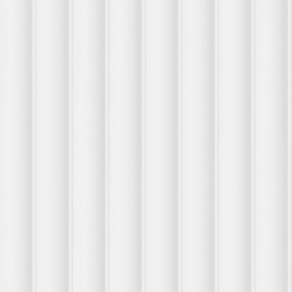 Panel Ścienny Wodoodporny 3D Lumio Polyforce 200X24,7 Cm Biały Wp002T Mardom Decor