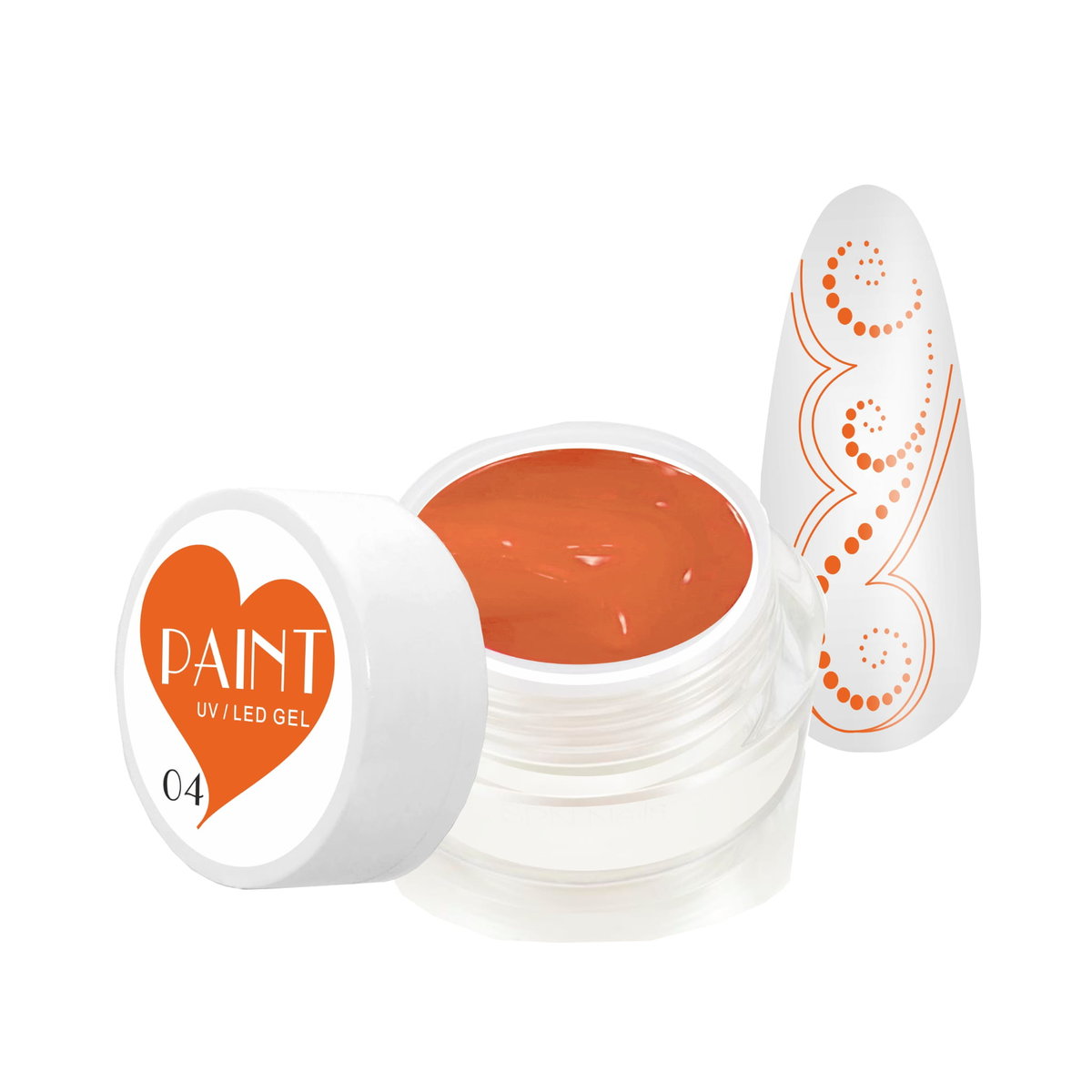 Paint Gel Kolor - 04 Orange