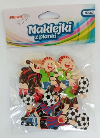Naklejka ozdobna pianki (18) Football Brewis PVC52