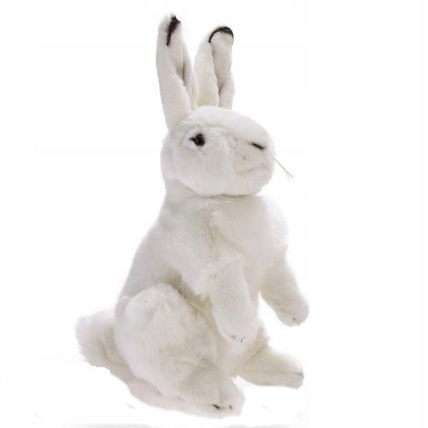 Beppe Maskotka Pluszowa Siedzący Biały Zając 25cm 13464 $