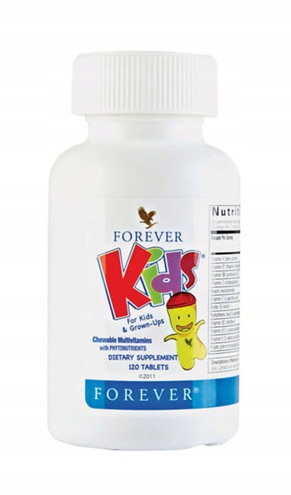 Forever Kids, Witaminy I Minerały Dla Dzieci, 120 Tab.