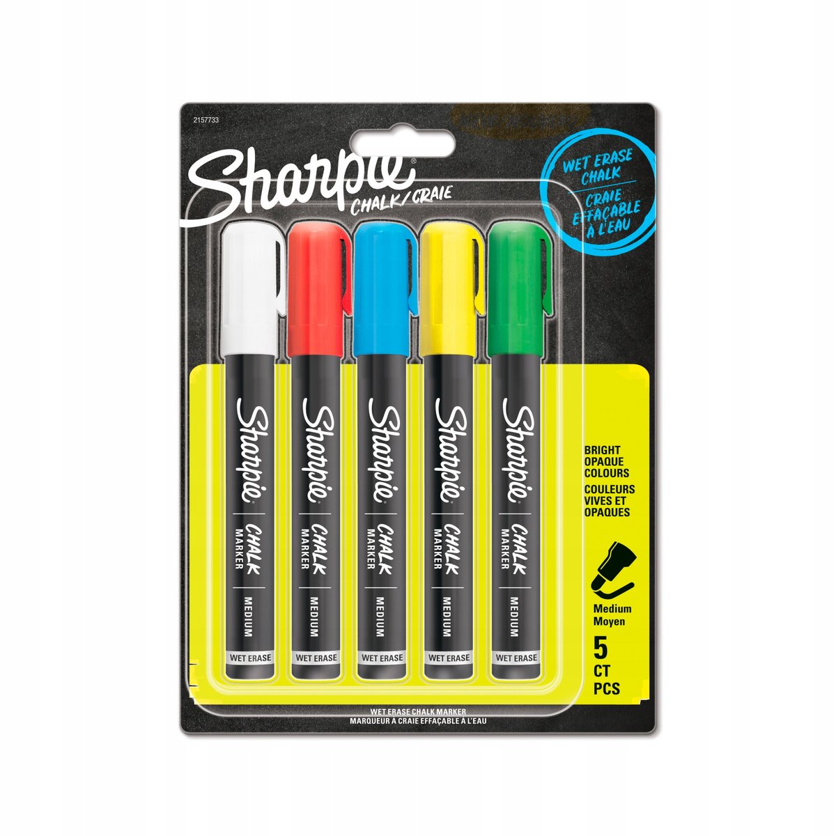 Sharpie Marker Kredowy Chalk Markers Medium Mix Kolorów Blister 5 sztuk 2157733