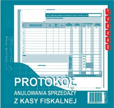 Michalczyk&Prokop 171-2 Prot.anul.sprz.z.kasy N! 2/3