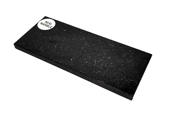 Marmurowy talerz, tacka - czarna 23 cm