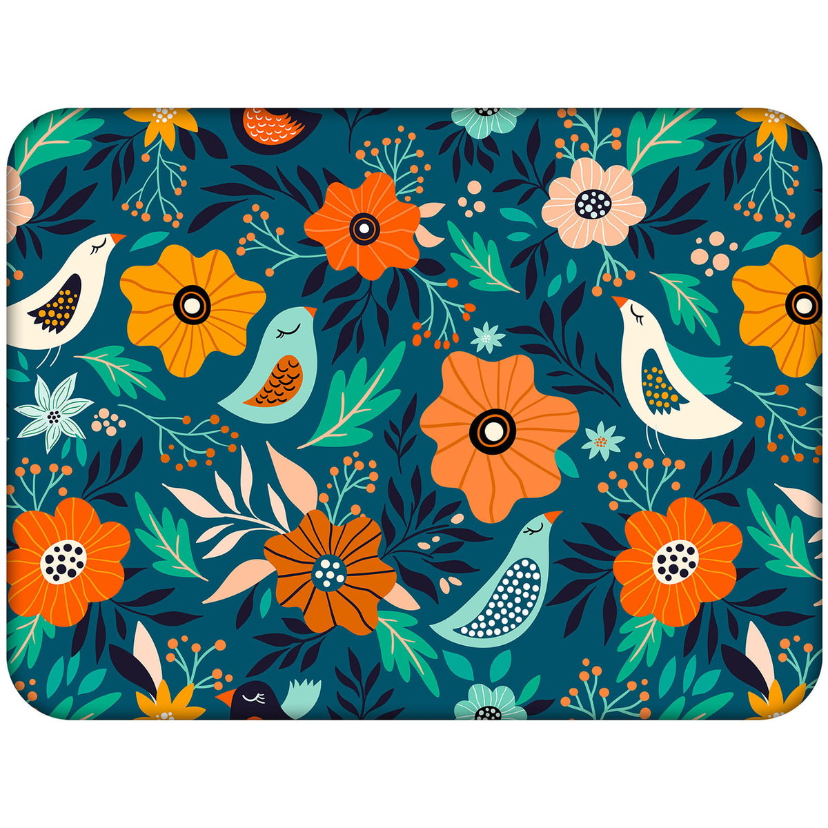Podkładka korkowa na stół z nadrukiem - Flowers 2 w rozmiarze 30x40 cm