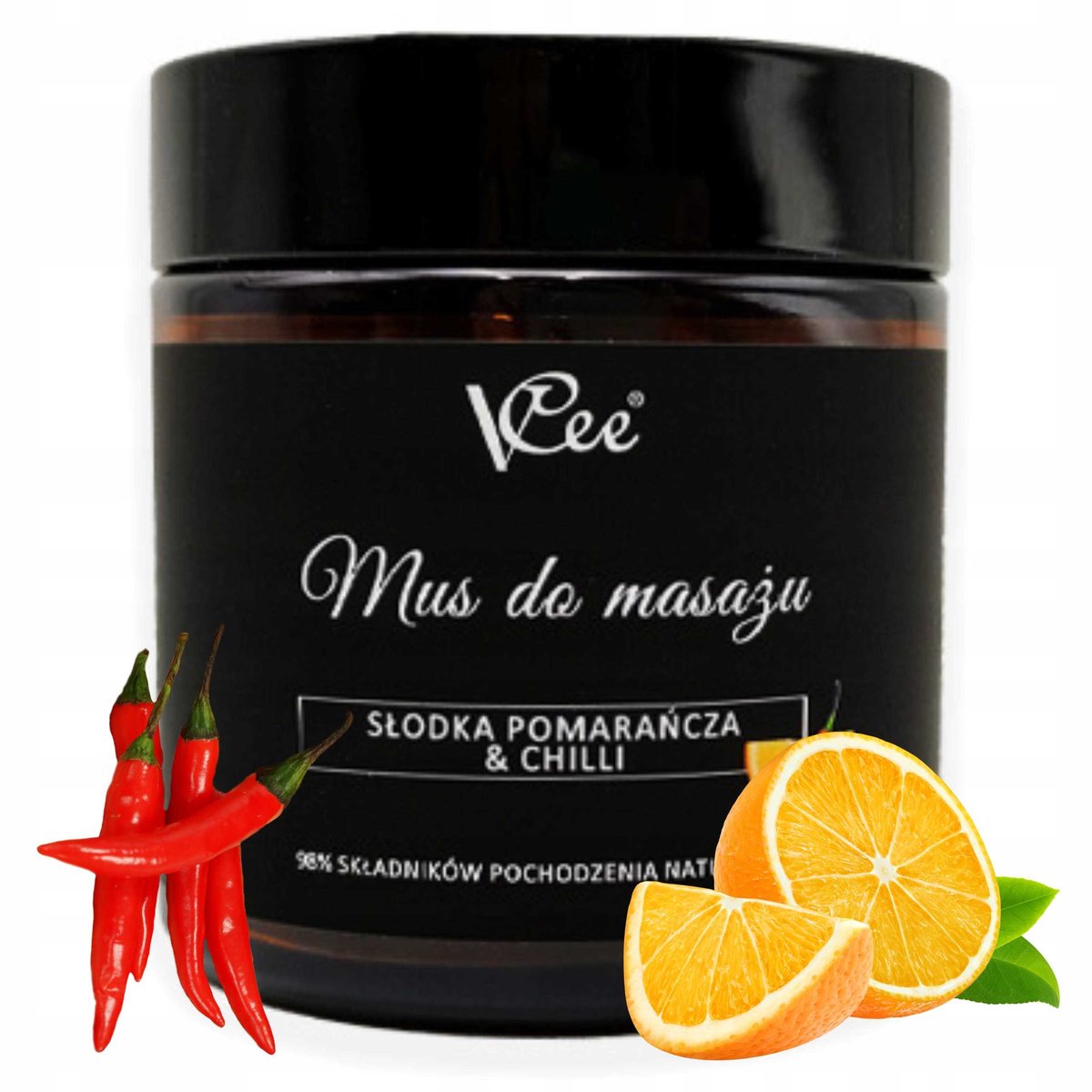 MUS DO MASAŻU VCEE SŁODKA POMARAŃCZA CHILLI 100ML