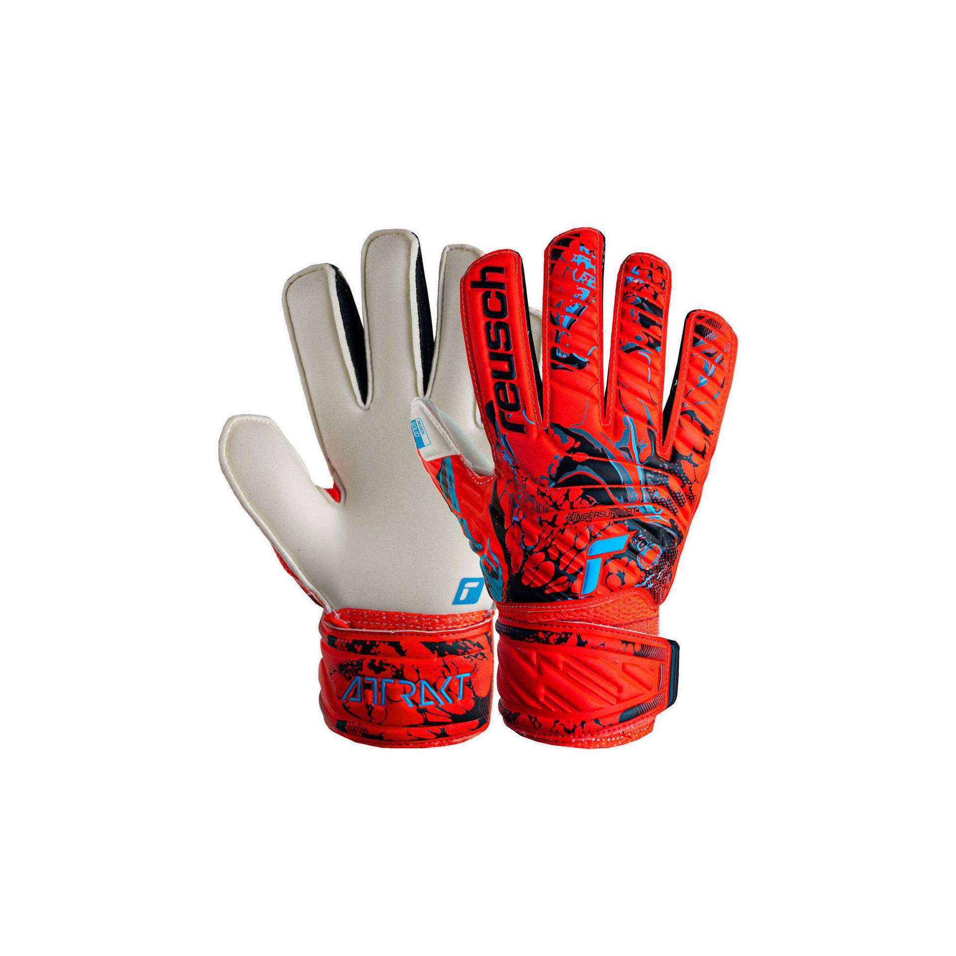 Rękawice bramkarskie dziecięce Reusch Attrakt Solid Finger Support Junior