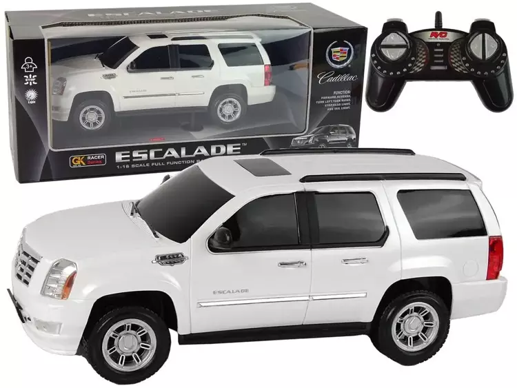 Cadillac Escalade R/C 1:16 biały - Leantoys