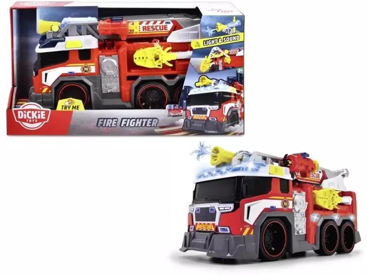 Straż Pożarna ze światłem i dźwiękiem 37,5cm - Dickie Toys