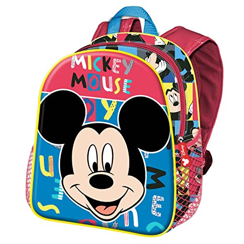 Plecak Myszka Miki Joyful-Basic, niebieski, NIEBIESKI, Jeden rozmiar, Plecak Basic Joyful