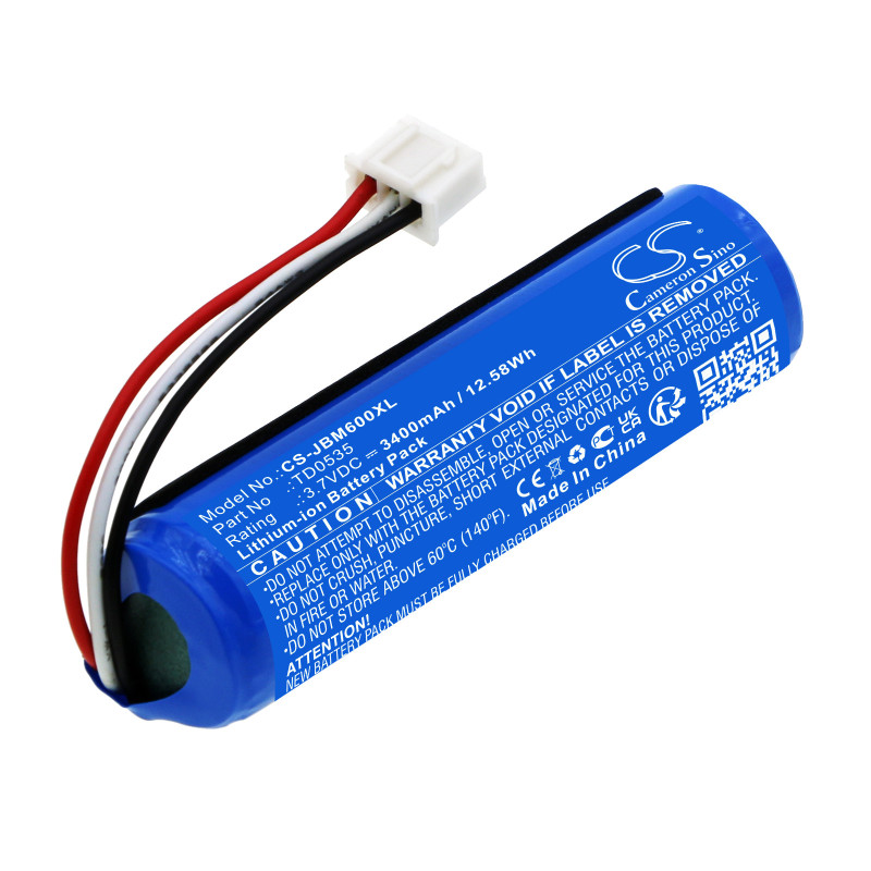 JBL KMC 600 / TD0535 3400mAh 12.58Wh Li-Ion 3.7V (Cameron Sino)