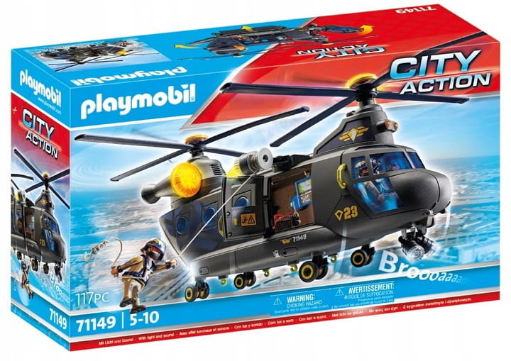 Playmobil City Action 71149 Śmigłowiec Ratunkowy Jednostki Specjalne