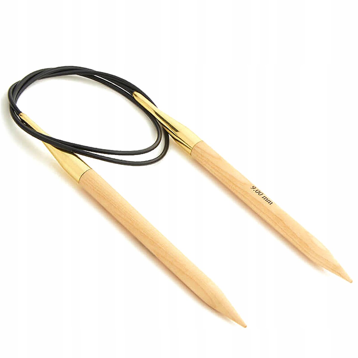 druty drewniane na żyłce 100 5,00 KNITPRO BASIX