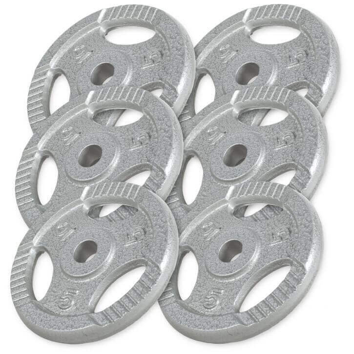 Gorilla Sports 30kg (6x5kg) Zestaw Obciążeń Gripper (100220-00002-0113)