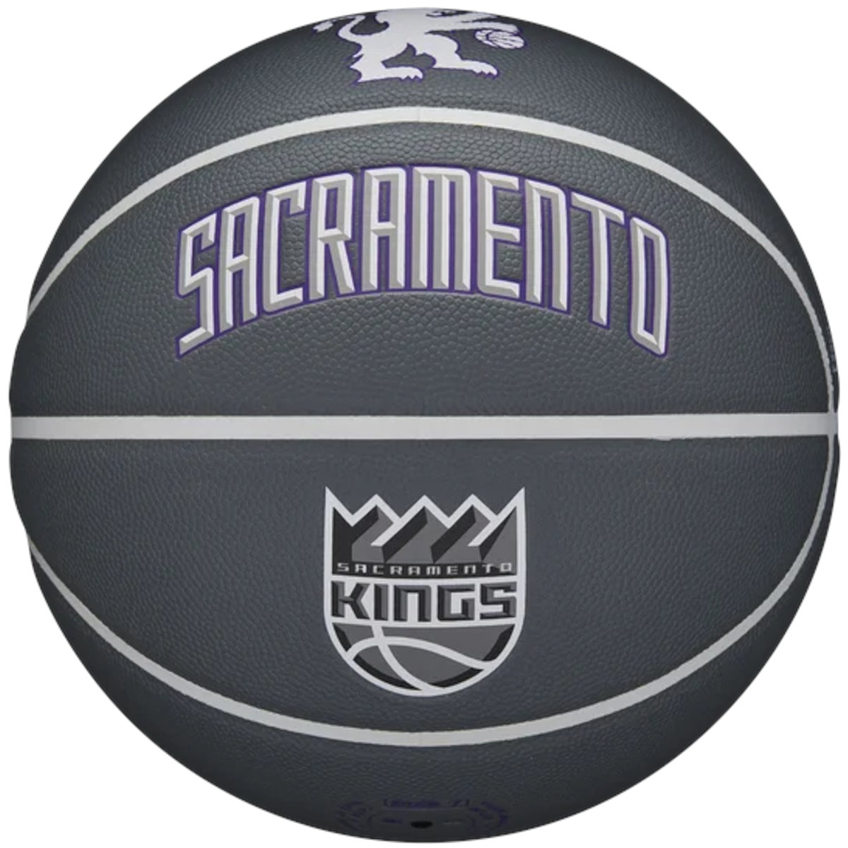 Wilson NBA Team City Collector Sacramento Kings Ball WZ4016426ID, unisex, piłki do koszykówki, Szare