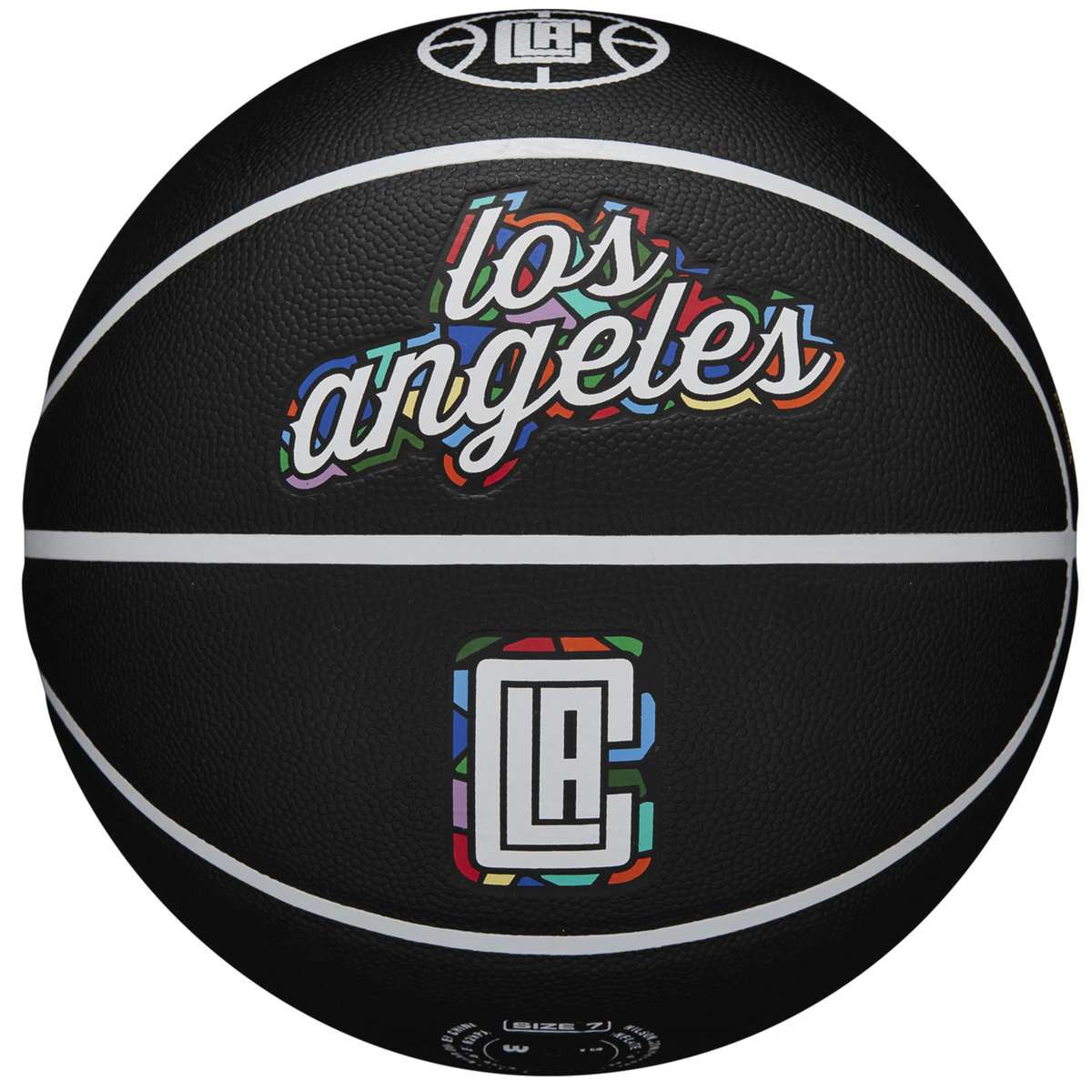 Wilson NBA Team City Collector Los Angeles Clippers Ball WZ4016413ID, unisex, piłki do koszykówki, Czarne